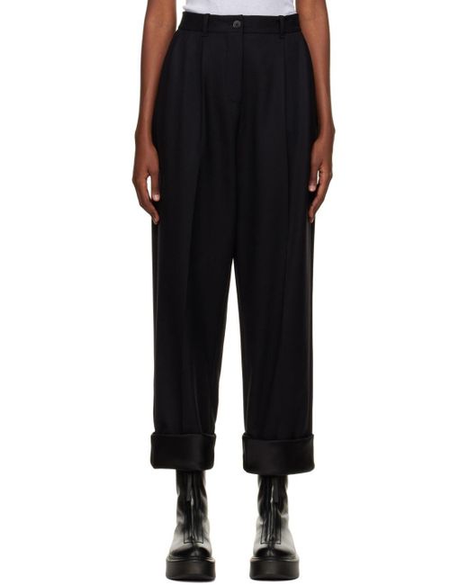 The Row Cassandro Trousers in Black | Lyst