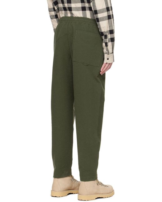 YMC Green Alva Trousers for men