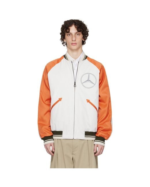 Moncler Genius White Mercedes-Benz By Nigo & Satet Reversible Jacket for men