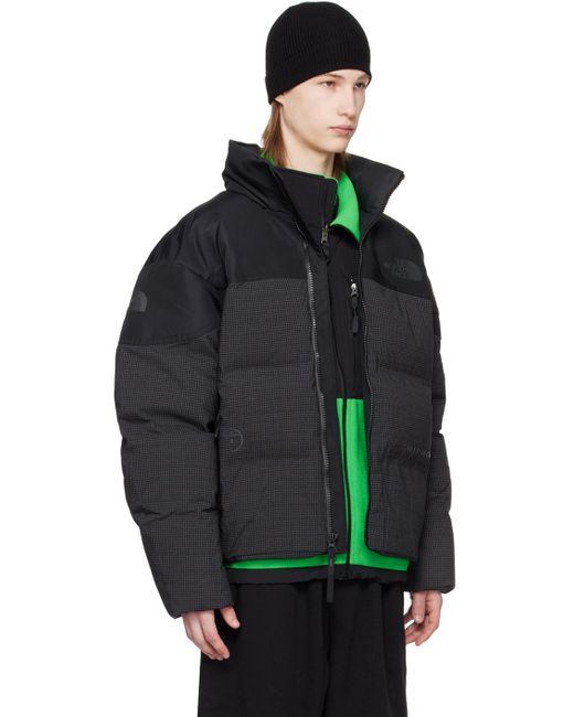 The North Face Blue Black Rmst Steep Tech Nuptse Down Jacket for men