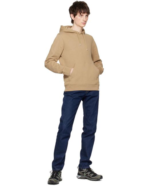 Norse Projects Blue Khaki Vagn Hoodie for men