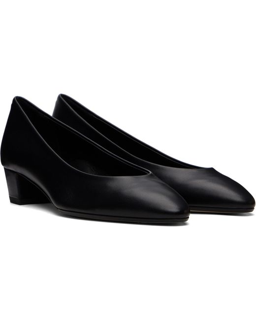 Aeyde Black Helia Low-Cut Heels
