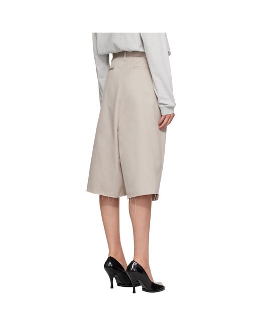 Maison Margiela Natural Wrap Shorts