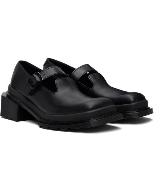 Dr. Martens Black Maybole Square Toe Mary Jane Heels