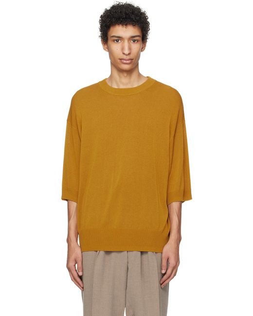 RAINMAKER KYOTO Dropped Shoulder Sweater in Orange for Men Lyst UK