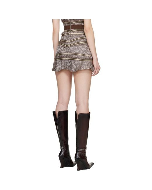 KNWLS Black Freya Miniskirt