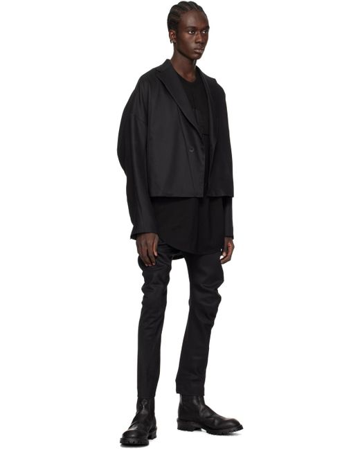 Pantalon dimensional noir Julius pour homme en coloris Black