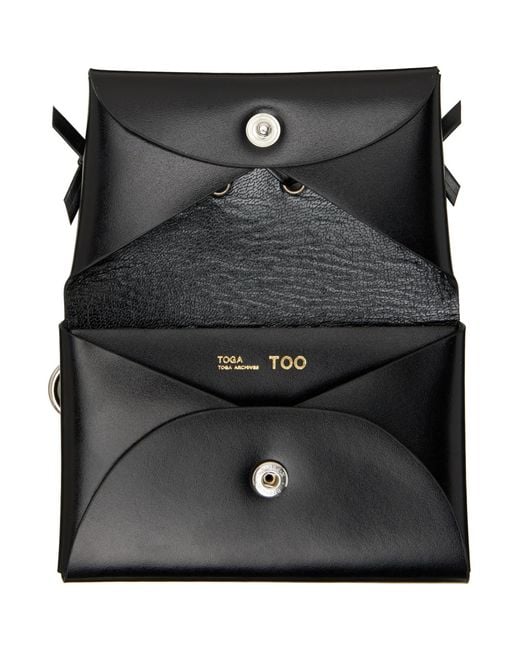 Toga Black Ring Metal Card Holder
