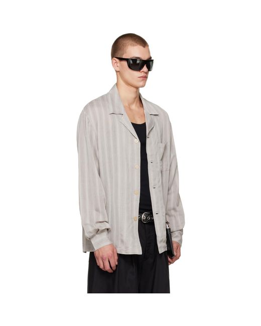 Our Legacy Gray Private Shirt for men