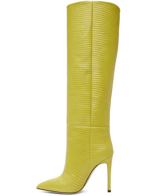 Paris Texas Yellow Stiletto Boots
