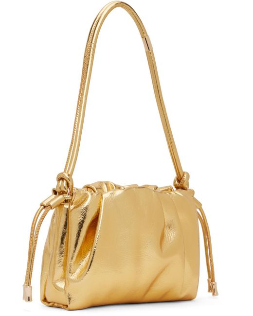 A.P.C. Metallic . Gold Ninon Mini Shoulder Bag