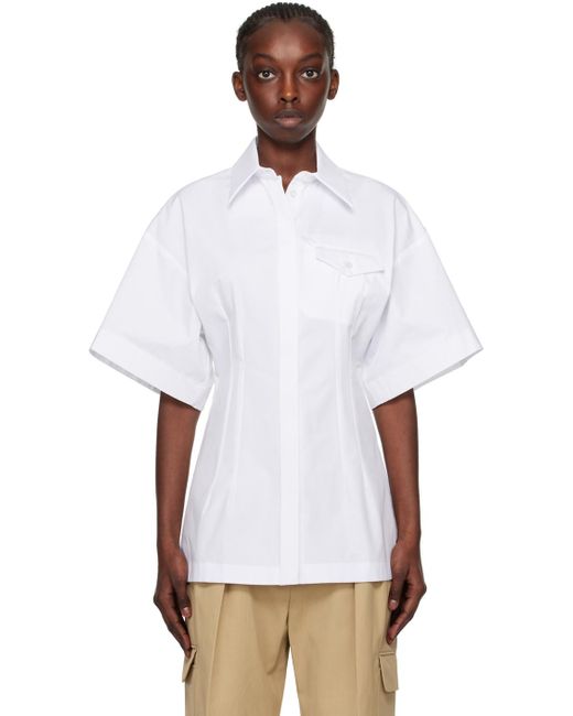 Sportmax White Curve Shirt