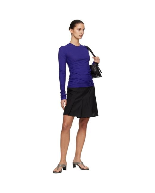 Our Legacy Blue Strain Slim Longsleeve Top
