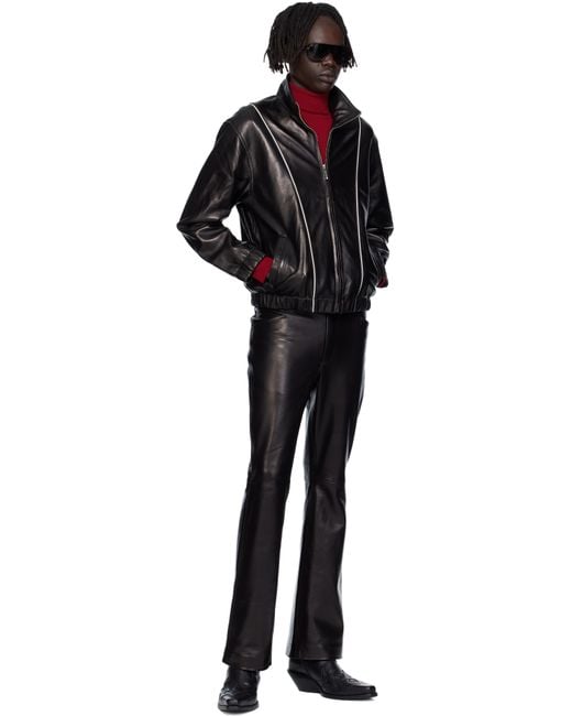 Ernest W. Baker Black Track Jacket for men