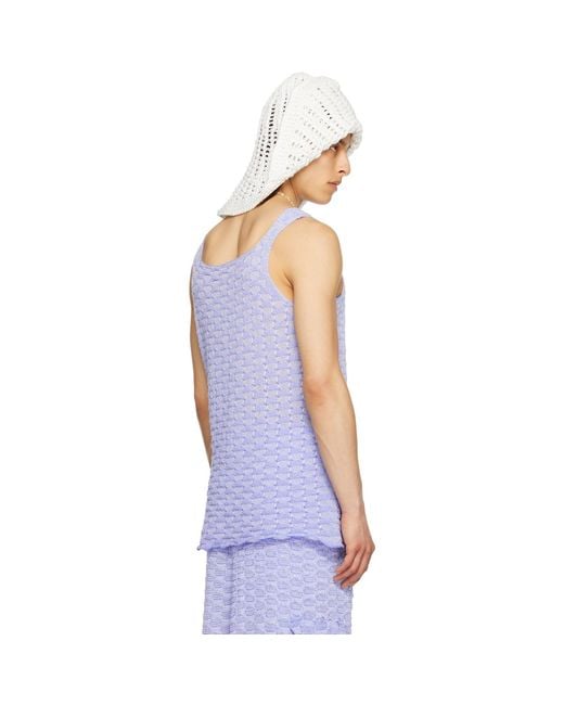 Isa Boulder Purple Ssense Exclusive Tank Top for men