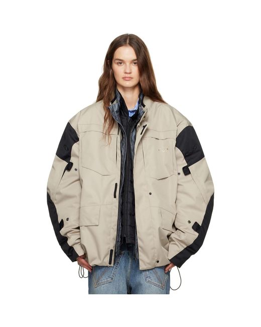 Vetements Natural Biker Parka Coat & Jackets Set