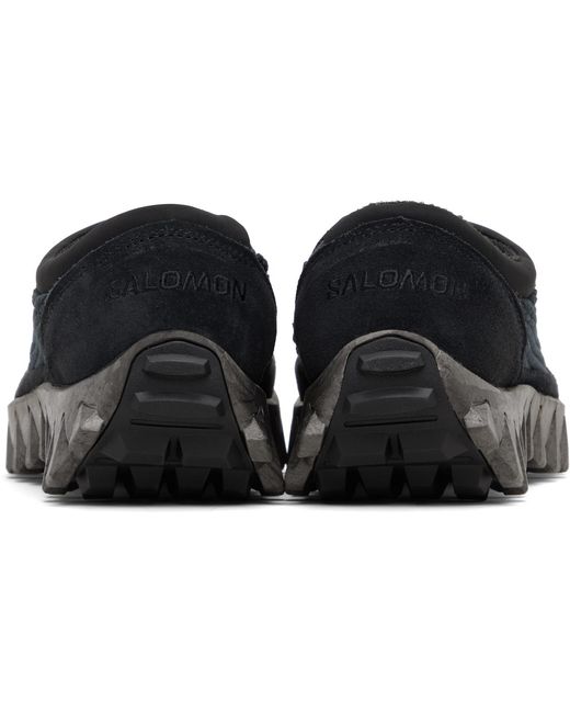 Salomon Black Snowclog Corduroy Loafers for men