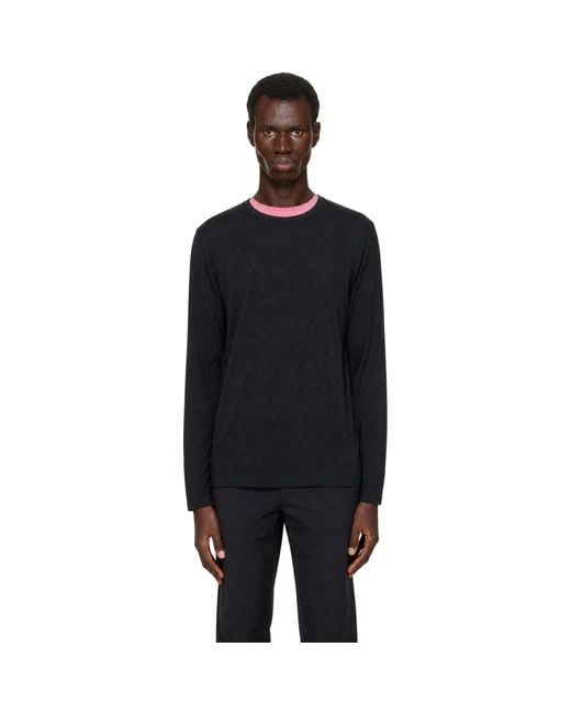Veilance Black Frame Ls T-Shirt for men