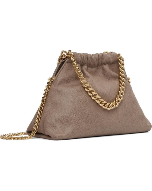 Stella McCartney Black Falabella Mini Drawstring Bag