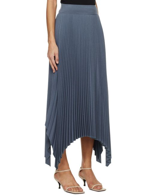 Jupe midi ade bleue Joseph en coloris Blue