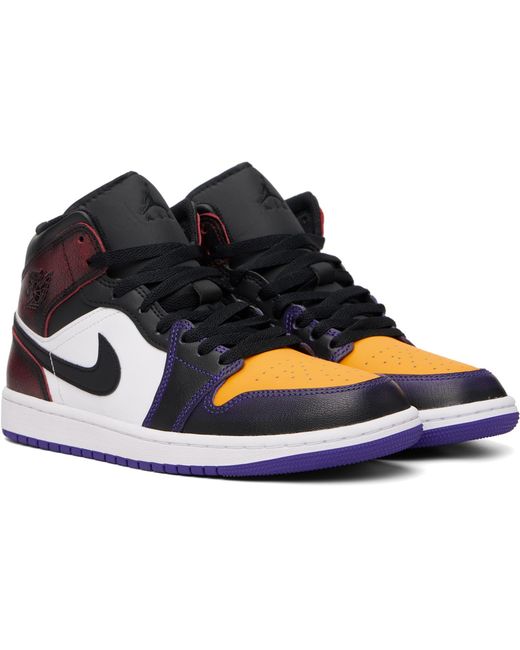 Nike Blue Air Jordan 1 Mid Se Sneakers for men