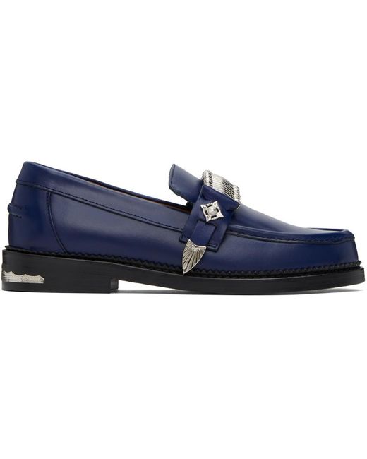 Toga Virilis Blue Hardware Loafers for men