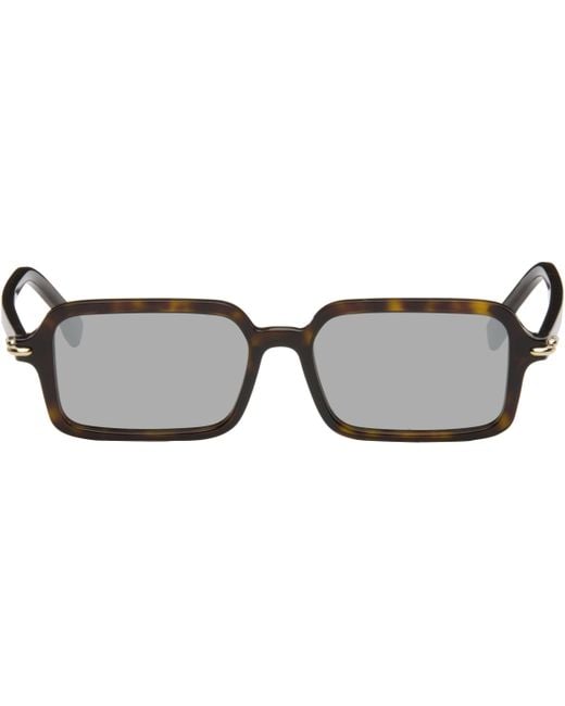 Fendi Black Selleria Rectangle Sunglasses