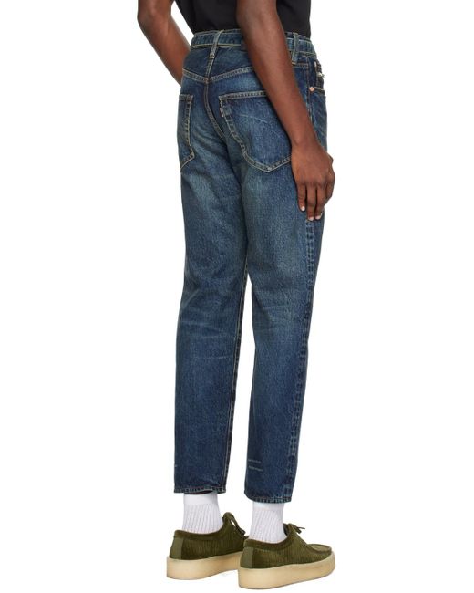Sacai Blue Belted Jeans for men
