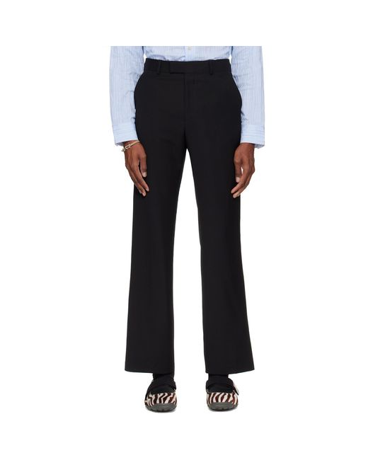 Wales Bonner Black Alto Trousers for men