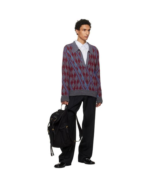 Vivienne Westwood Black Highland Backpack for men