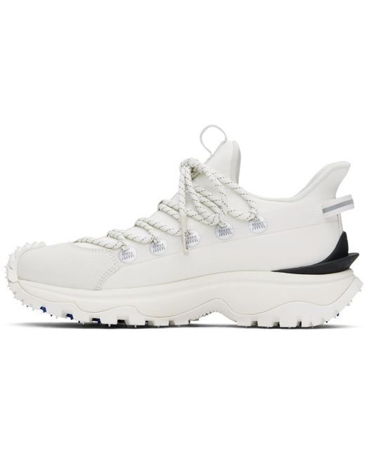 Moncler White Trailgrip Lite2 Sneakers