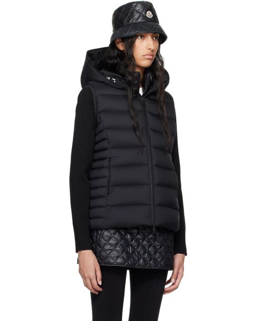 関税込 MONCLER モンクレール barraux ダウンベスト ブラック Moncler Barraux ダウンベスト ブラック | Lyst