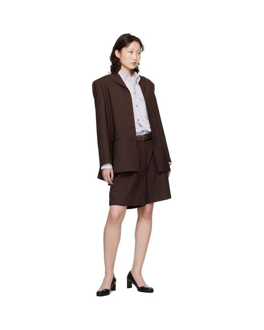 Cordera Black Tailored Bermuda Shorts