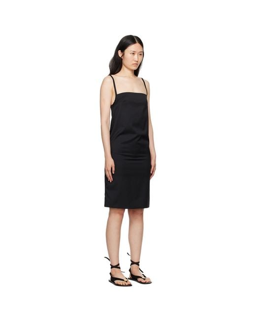 Loulou de Saison Black Blanca Minidress
