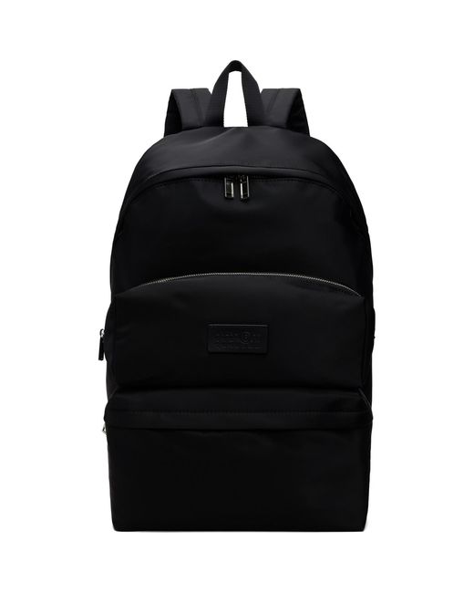 MM6 by Maison Margiela Black Numeric Backpack for men