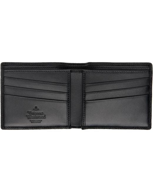 Vivienne Westwood Black Billfold Wallet for men