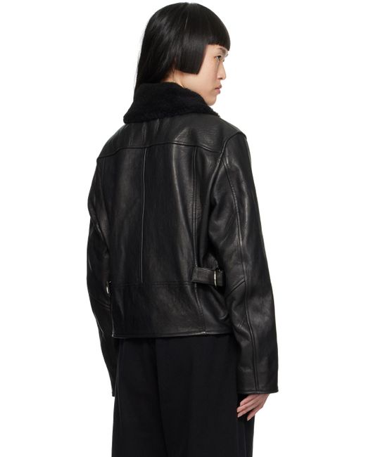 YMC Black Pepper Leather Jacket