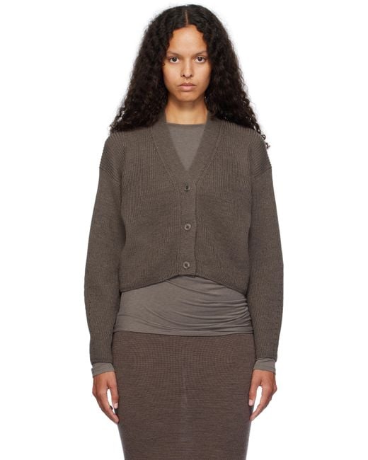 MM by Max Mara ブラウン York カーディガン Brown