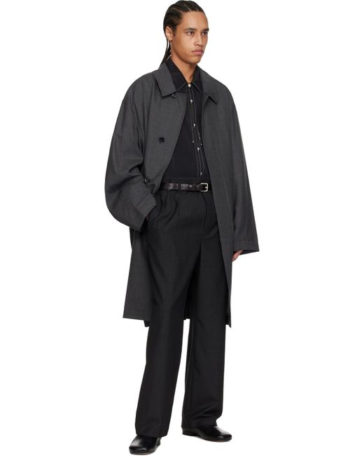 【関税込み】LEMAIRE ブラック レザー スリッパ メンズ Lemaire ブラック レザー スリッパ ブラック | Lyst