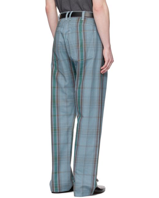 メンズ Vivienne Westwood マルチカラー バギーパンツ Blue