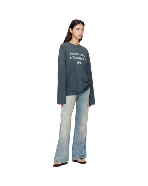 Acne Blue Regular-Fit 2021F Jeans