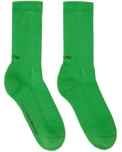 Socksss Green Two-pack Socks for men