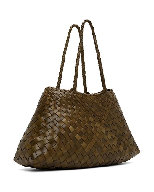 Dragon Diffusion Brown Santa Croce Big Tote