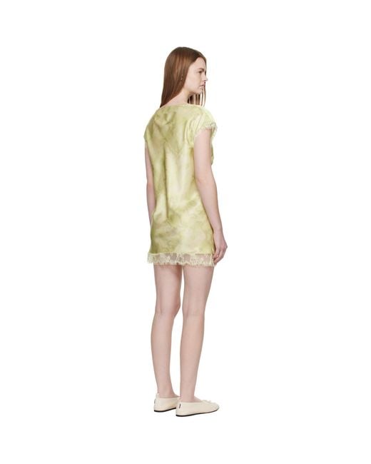 Collina Strada Black Waterlily Minidress