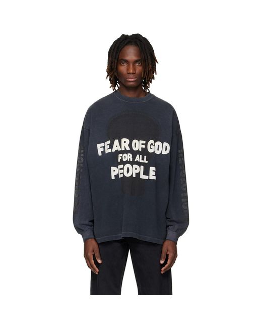 Fear Of God Black Relaxed 'Future' T-Shirt for men