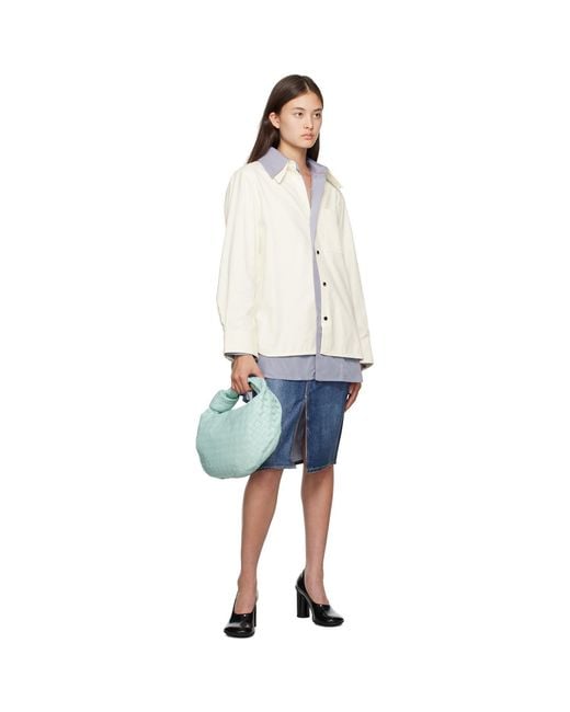 Bottega Veneta Blue Teen Jodie Bag