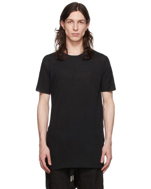 Boris Bidjan Saberi Cotton T-shirt in Black for Men | Lyst