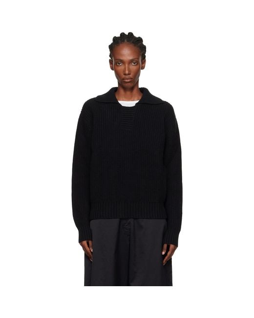 mfpen Black Collar Sweater