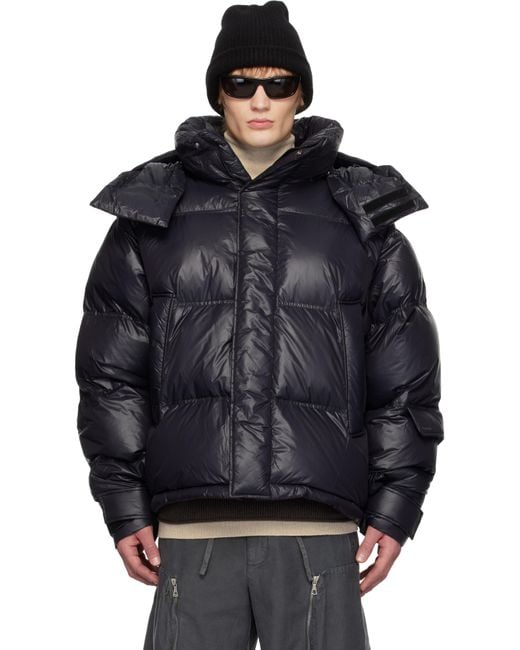 メンズ Holzweiler ブラック Narvik ショート ダウンジャケット Black