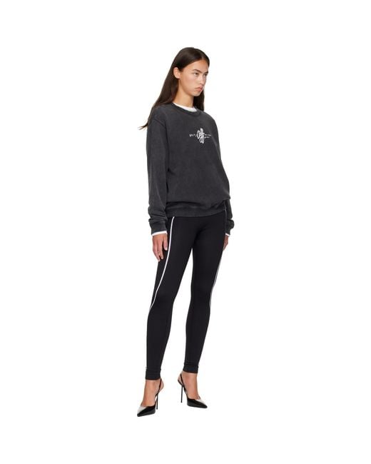 Off-White c/o Virgil Abloh Black 'Off' Stroke Sweatshirt